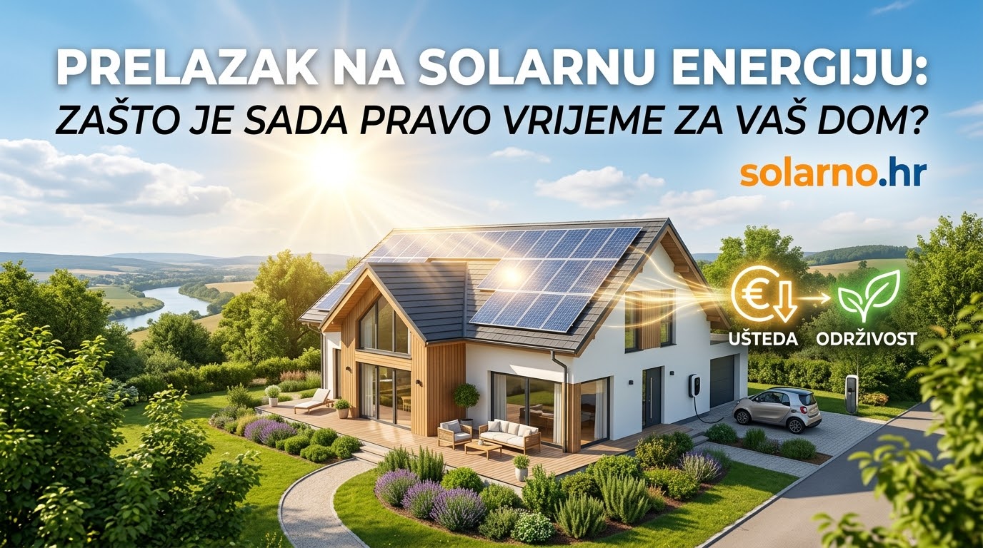 Prelazak na solarnu energiju: Zašto je sada pravo vrijeme za vaš dom?