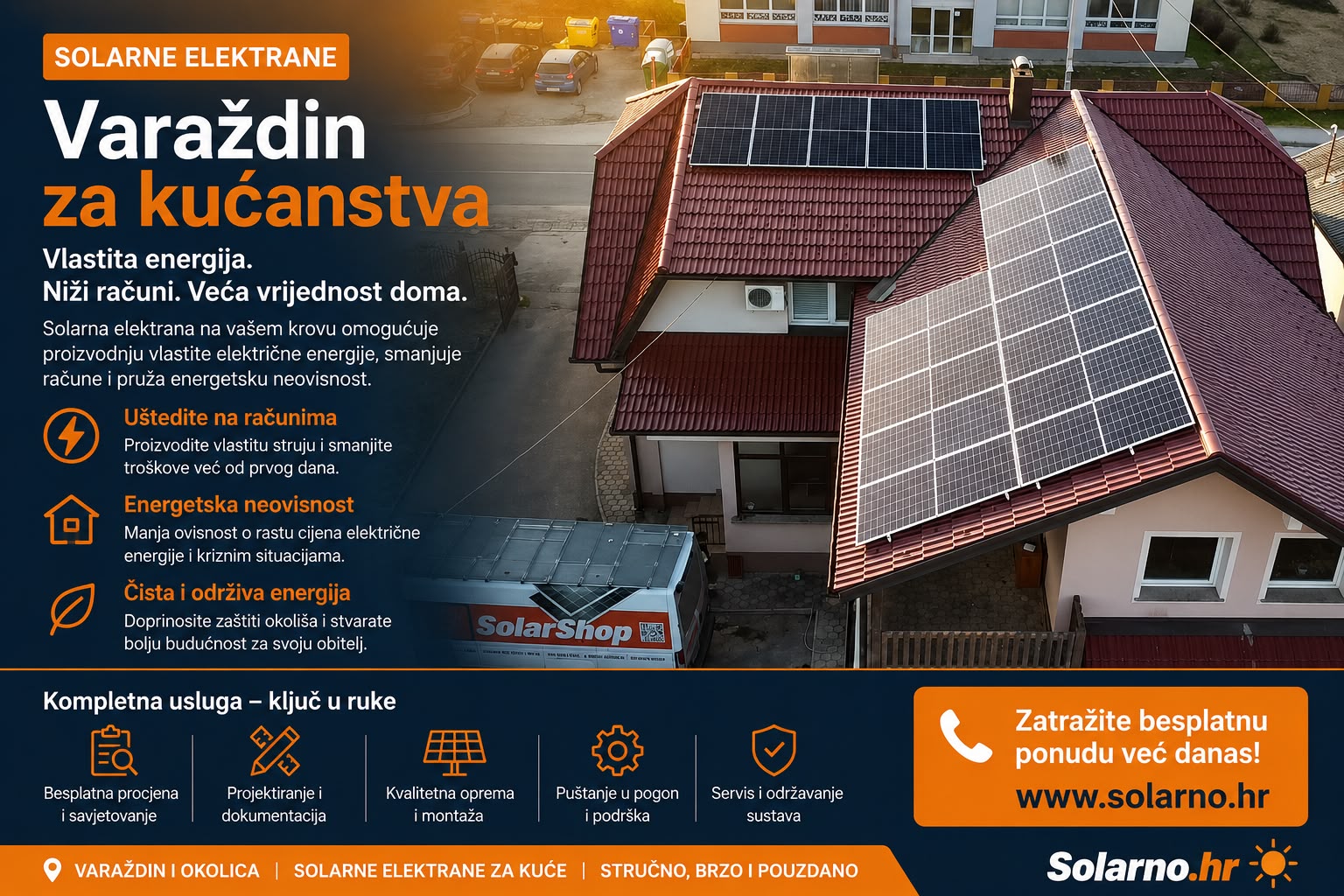 Solarne elektrane Varaždin – pametna investicija za vaše kućanstvo