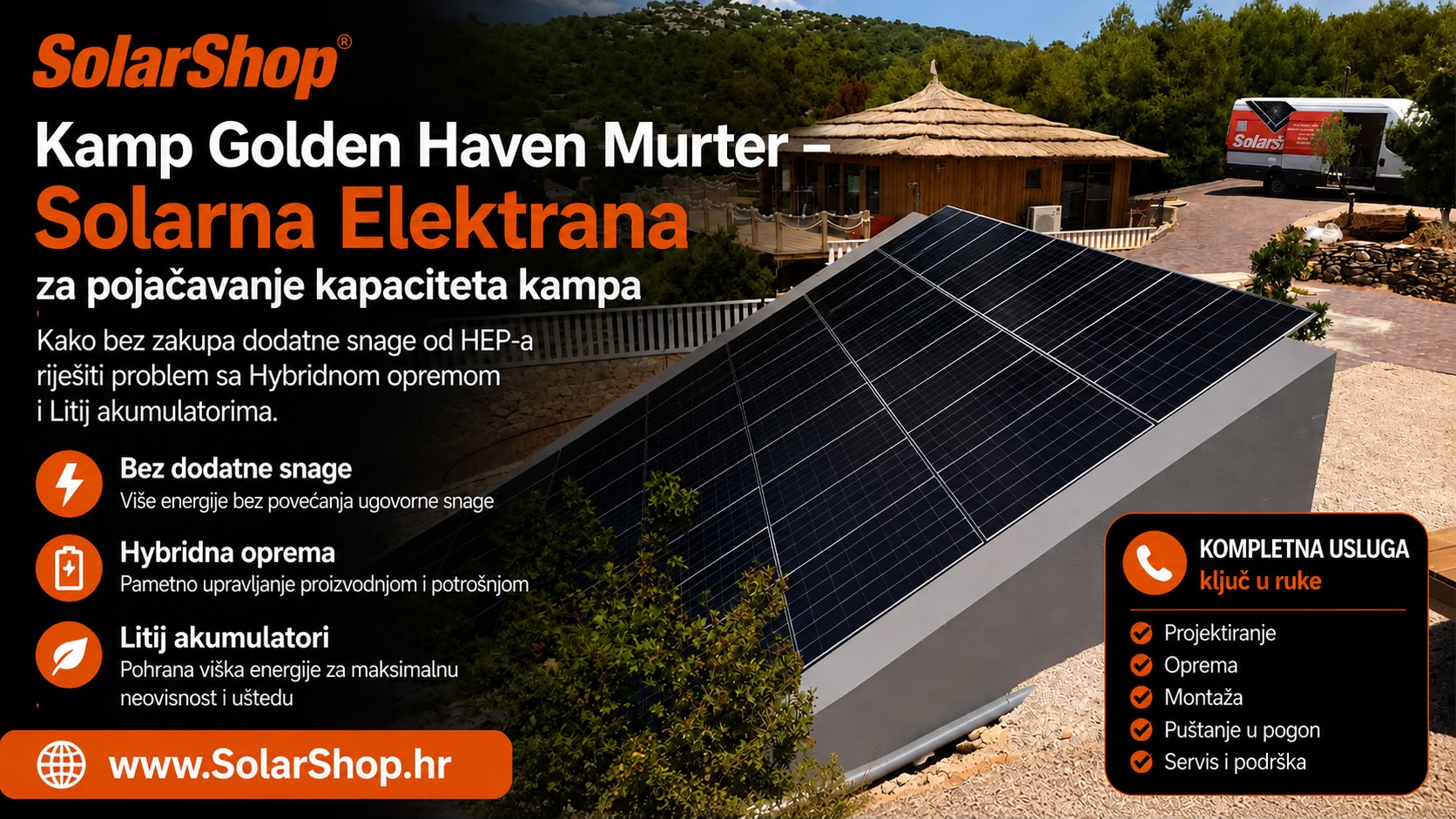 Kamp Golden Haven Murter – Kako povećati raspoloživu snagu bez povećanja priključne snage HEP-a?
