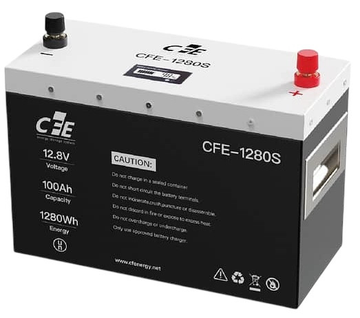 CFE-LFP Li-Ion akumulatori 12,8V/100Ah+lcd baterija