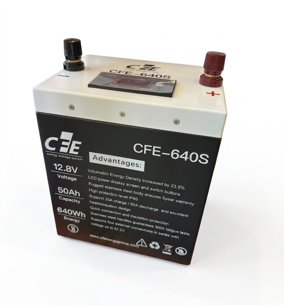 CFE LFP Li-Ion baterija 12.8V / 50Ah CD 640S akumulator solarni
