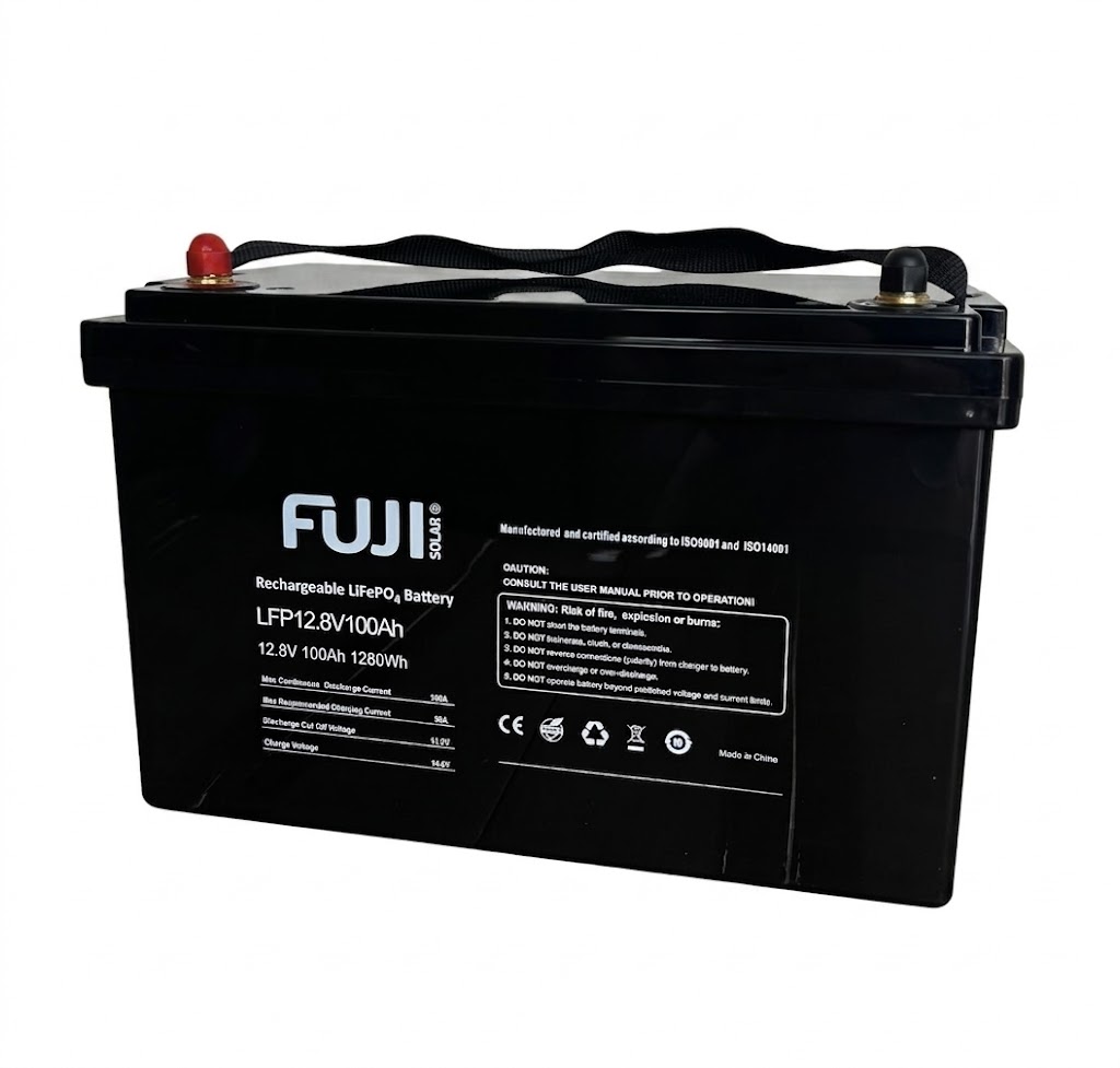 FUJI SOLAR Li- Ion akumulator LFP-12,8V-100Ah-NEATA baterija 
