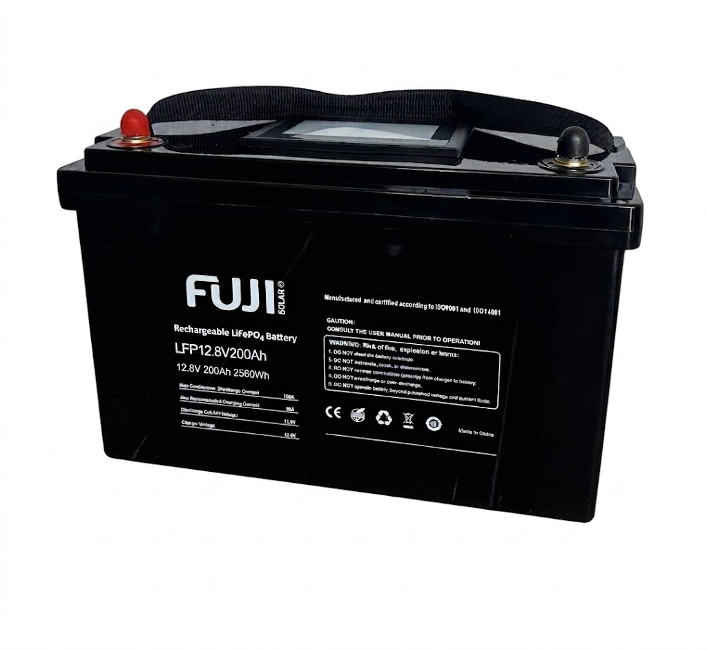 FUJI litij-ionska baterija LFP-12,8V-200Ah+LCD-NEATA akumulator