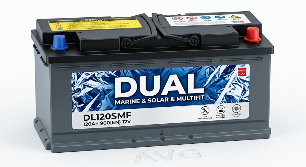 Akumulator DUAL 120Ah Marine za plovila