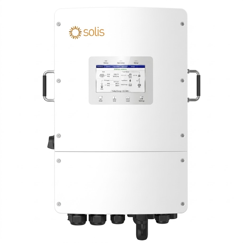 SOLIS Hibridni pretvarač 12kW-3ph-S6-EH3P12K02 inverteri