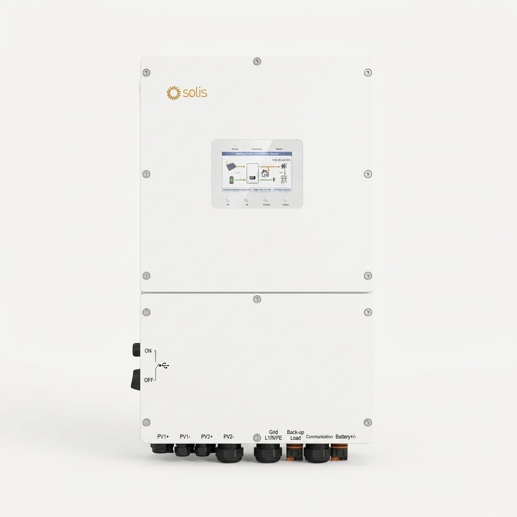 SOLIS Hibridni inverter 50kW-3PH-S6-EH3P50K-H-4MPPT pretvarač