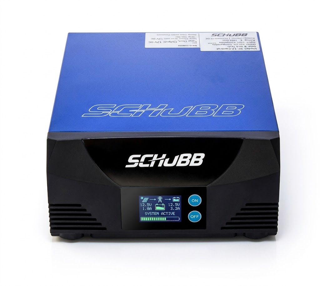 SCHUBB 600VA-12V,pretvarač/punjač 10A, inverter