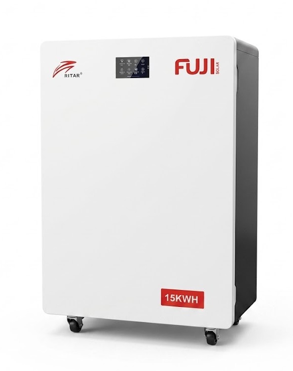 FUJI Ritar 15kWh LiFepo4 - Wallbox