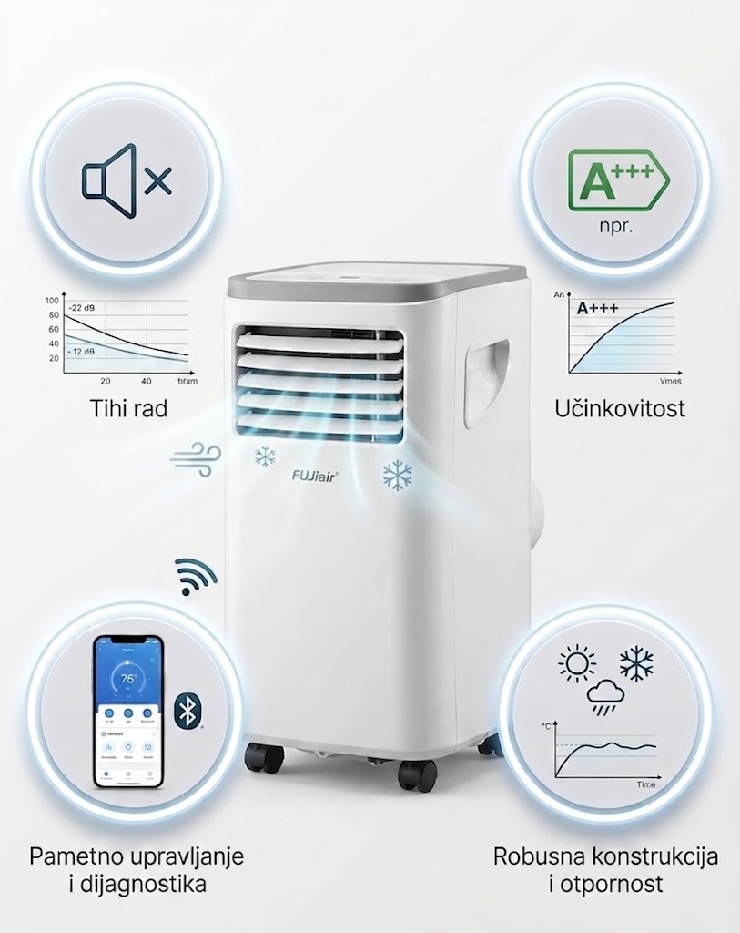 FUJI AIR prijenosna klima SUZU 2,1kW - Image 5