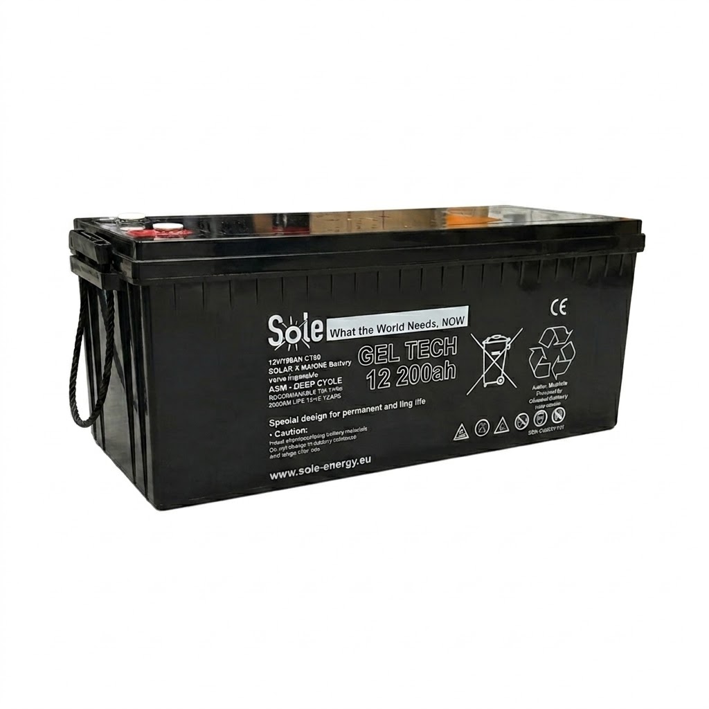 Geltech akumulator 12V / 200Ah – Deep Cycle GEL