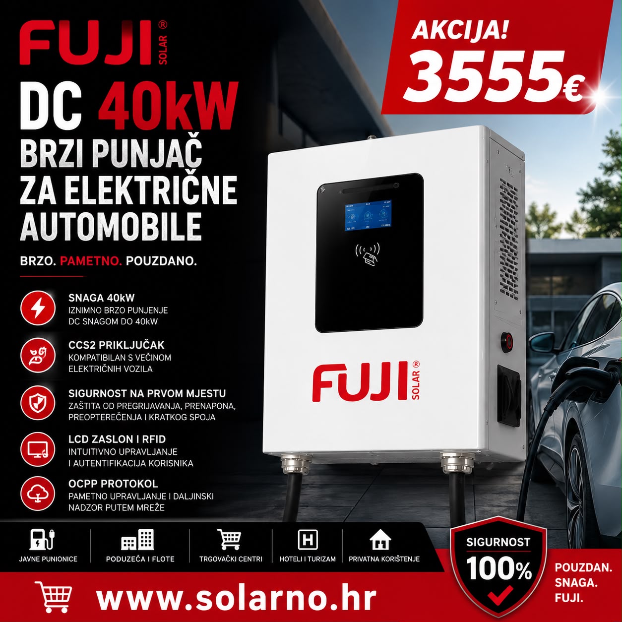 FUJI SOLAR auto punjač TA-DC-WD 40kW - Image 2