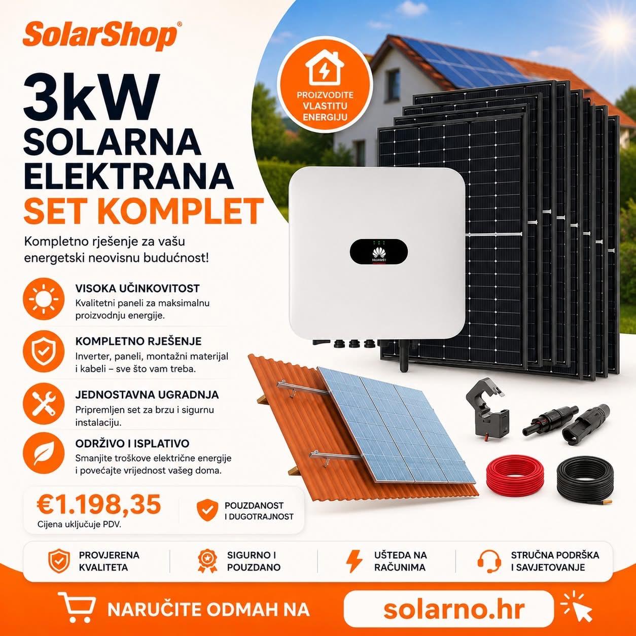 Solarni set za vikendicu 3kW - Image 2