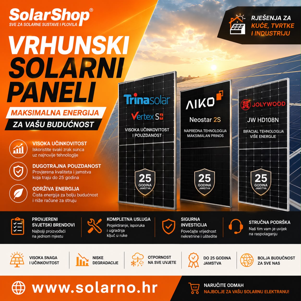 Solarni paneli JINKO 540W, mono, half-cell, JKM540N-72HL4-TV, 2274x1134x35 - Image 5