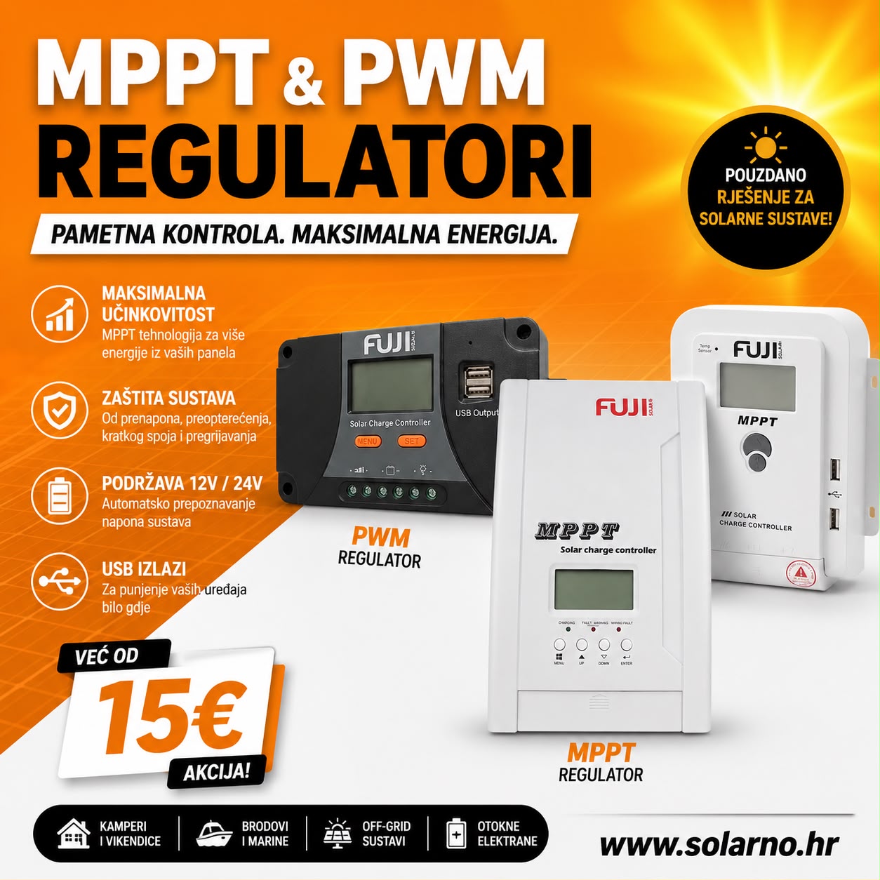 Pretvarač Inverter 1200/24 čisti sinus - Image 2