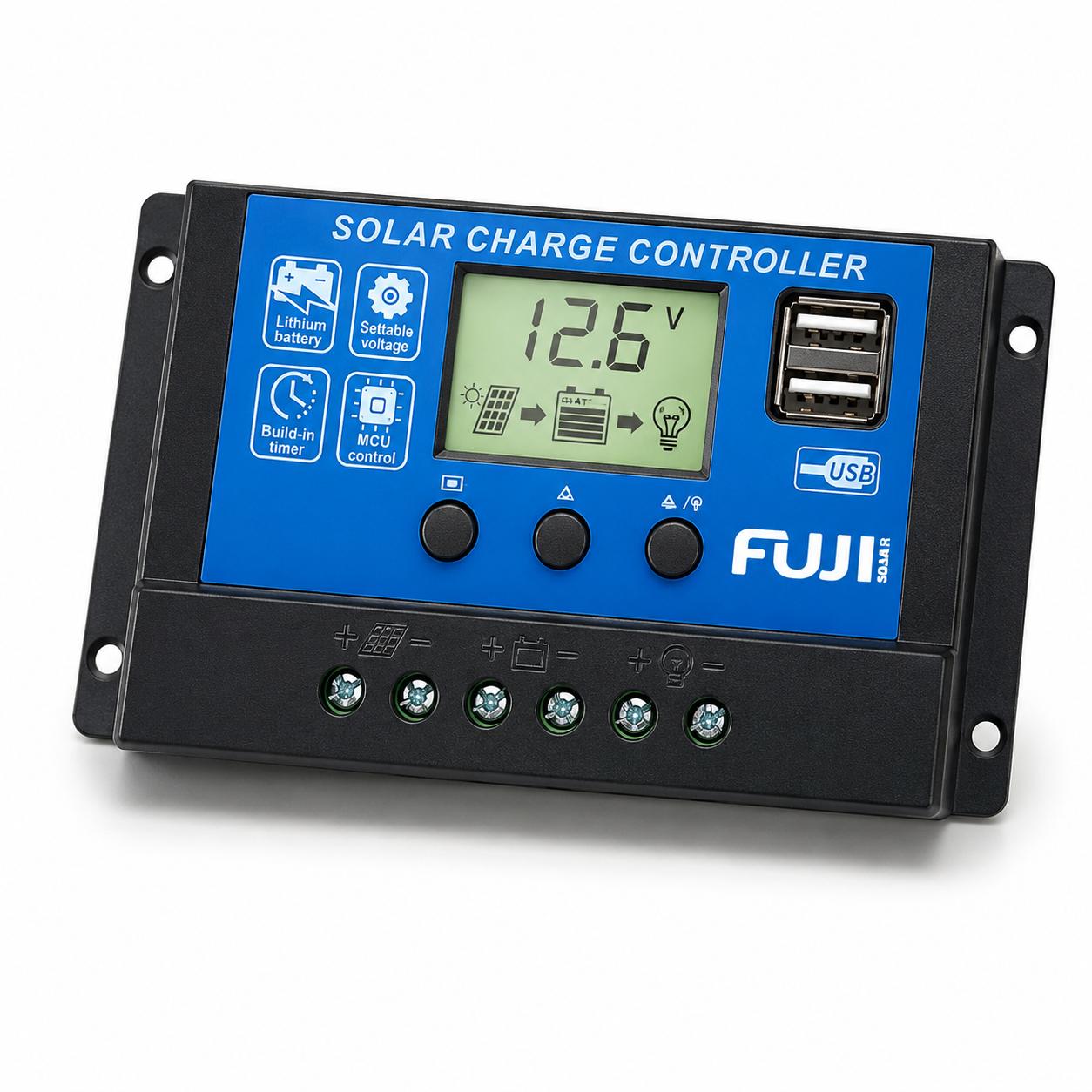 FUJI SOLAR regulator 12/24V PWM 30A