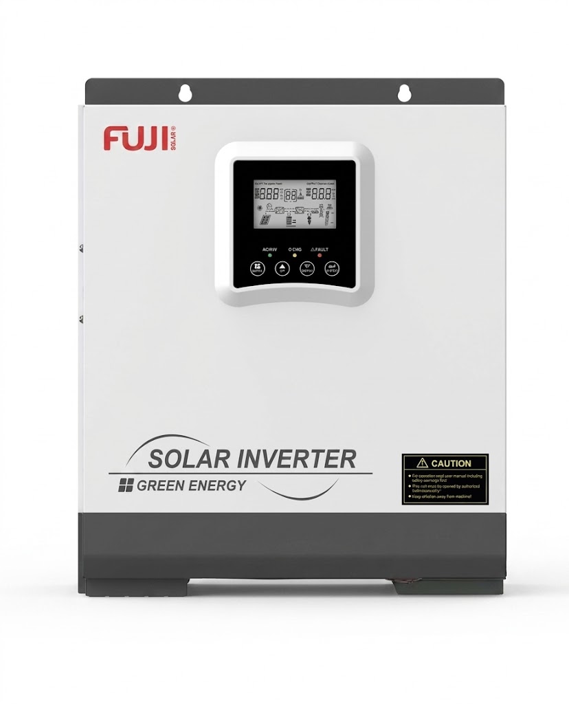 Fuji inverteri UNI 5kW / 48V MPPT 80A punjač 80A pretvarač  100% funkcionalan – samo estetsko oštećenje ambalaže ili na proizvodu.