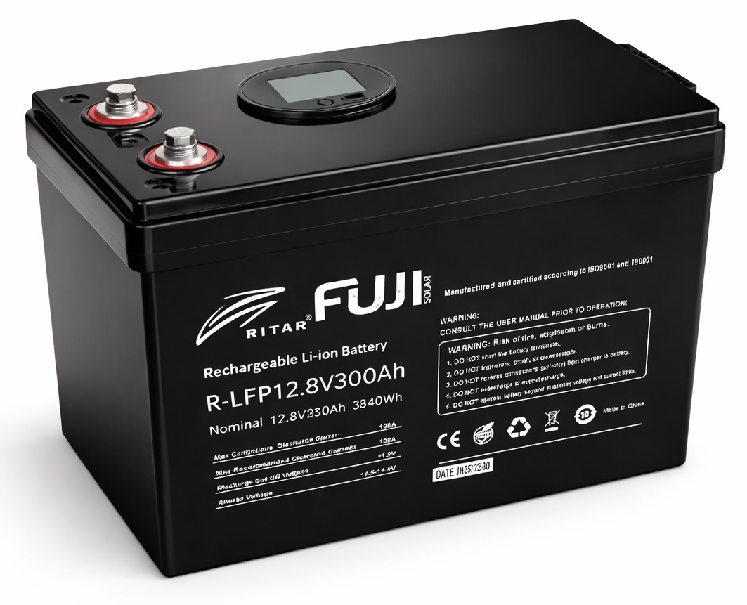 FUJI SOLAR Li-ion akumulator LFP 12V 300Ah baterija solarna 100% funkcionalan – samo estetsko oštećenje ambalaže ili na proizvodu.