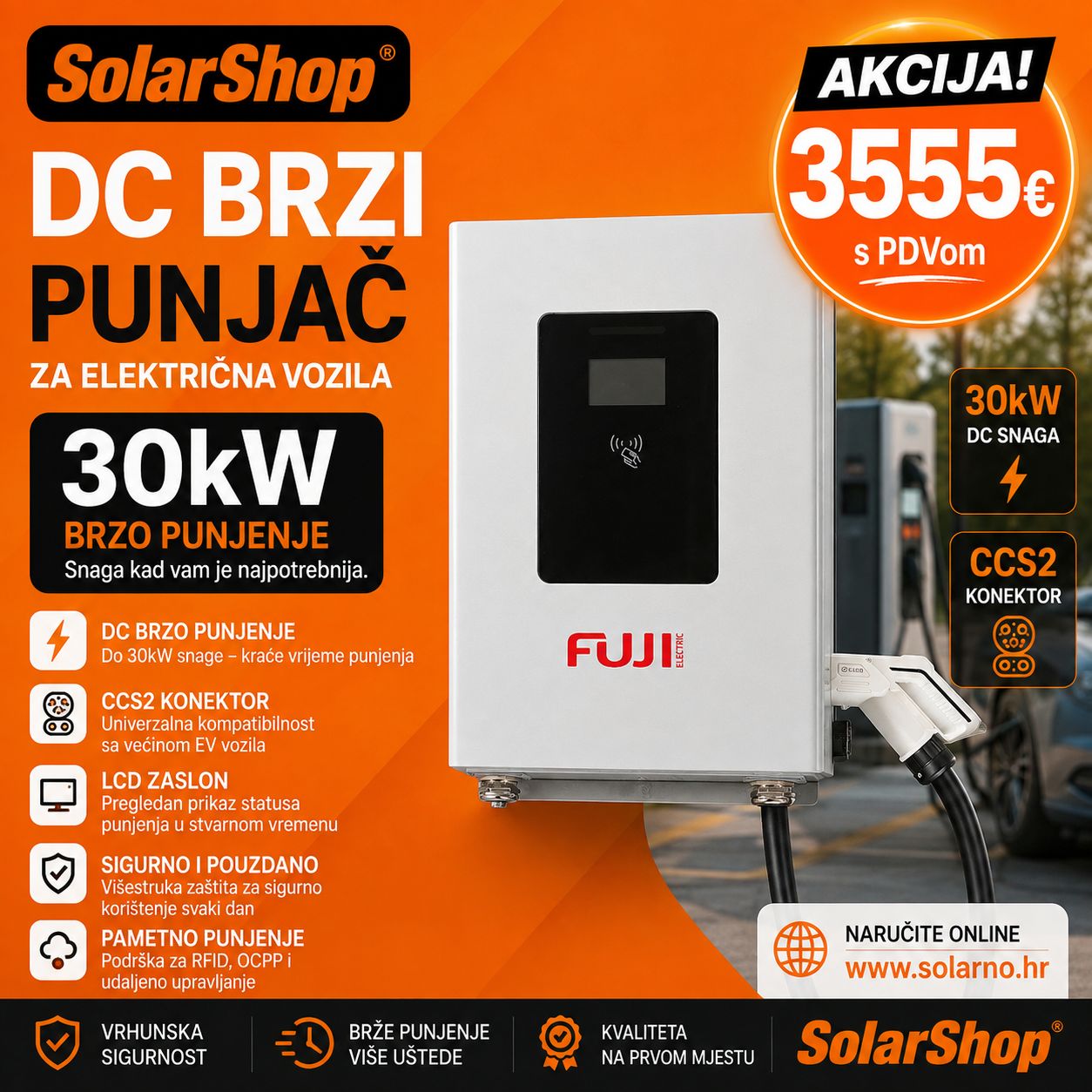 FUJI SOLAR auto punjač TA-DC-WD 30kW