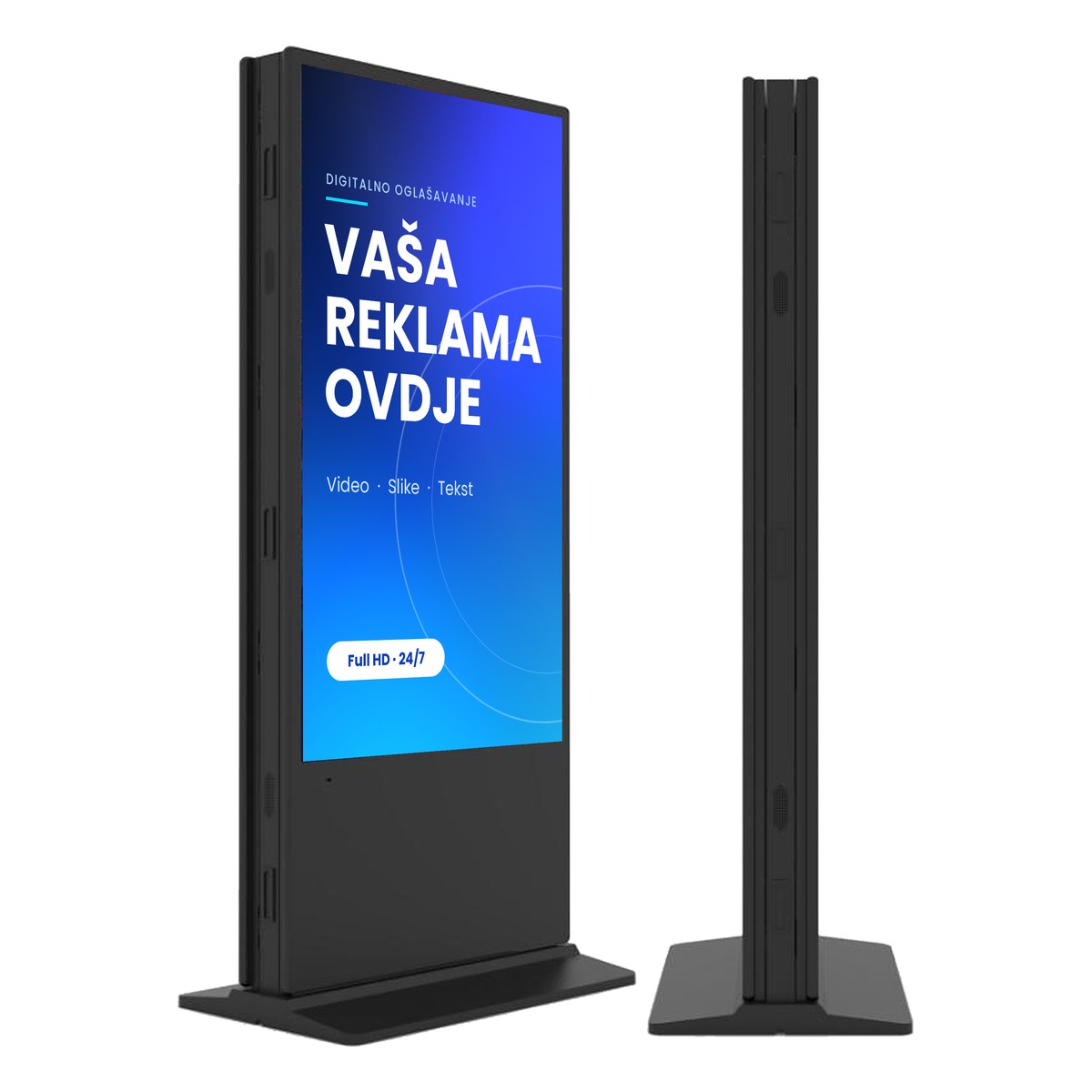 FUJI 49" dvostrani podni reklamni ekran IS-AD49FD – Windows - Image 2