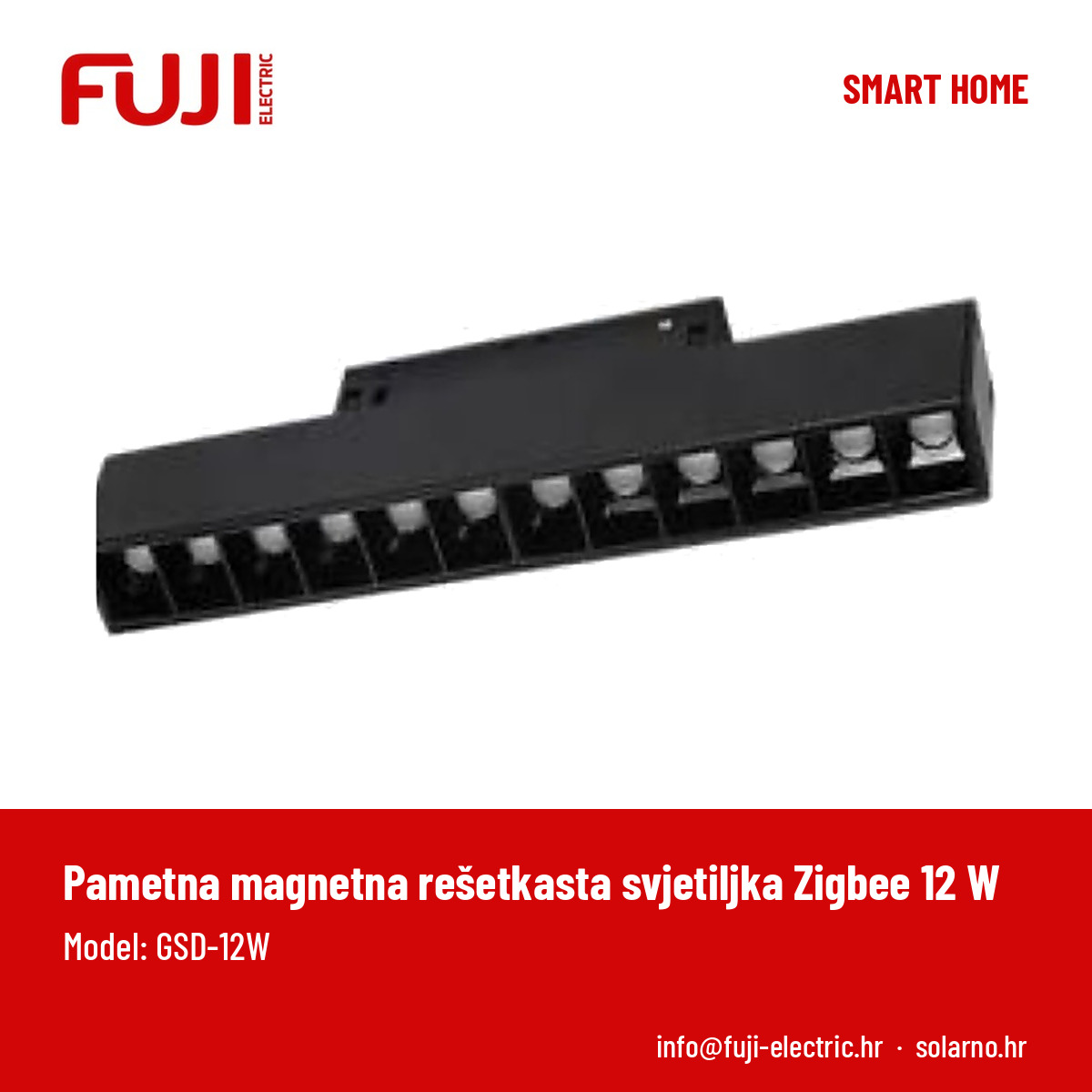 FUJI pametna magnetna rešetkasta svjetiljka Zigbee 12 W - Image 2