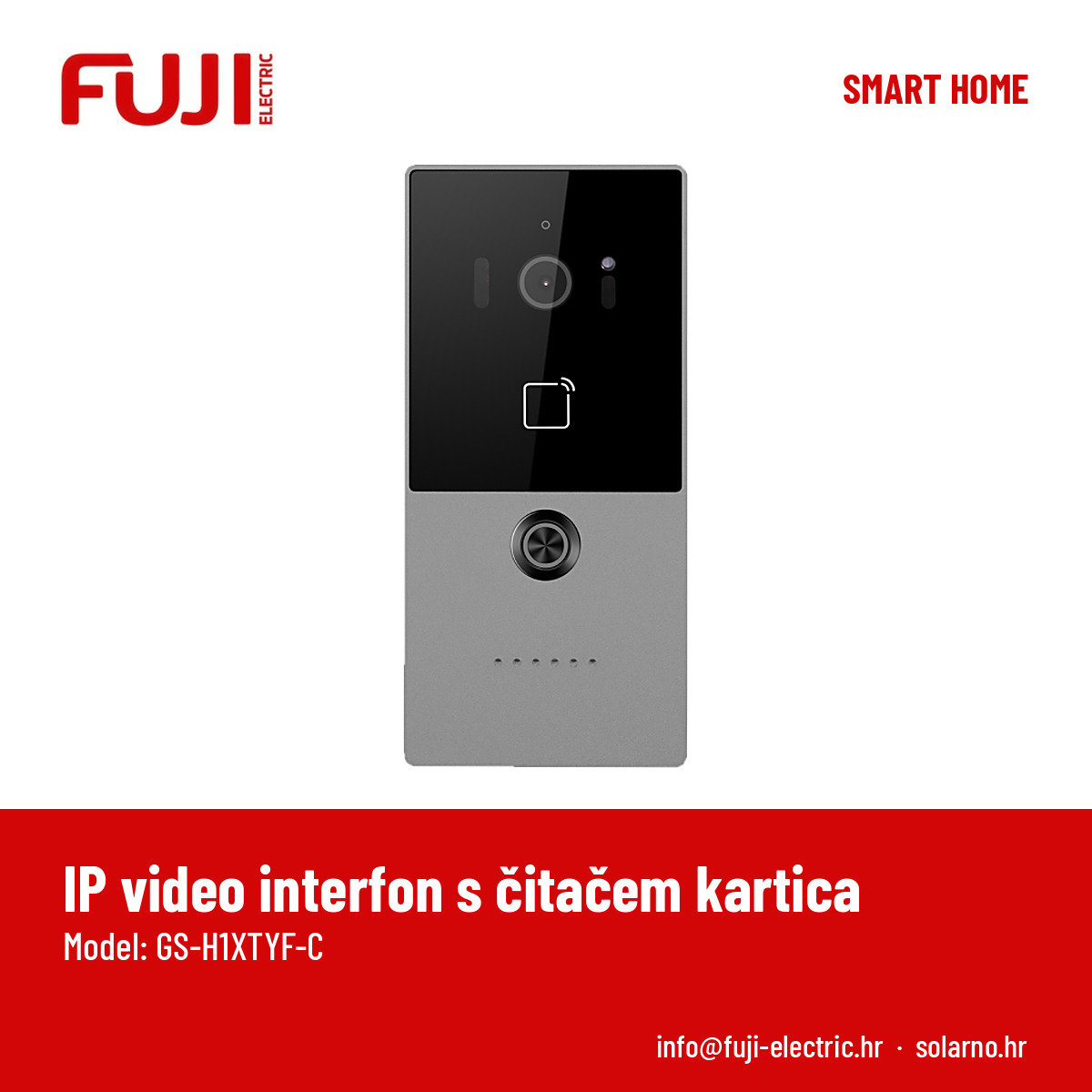 FUJI IP video interfon s čitačem kartica - Image 3