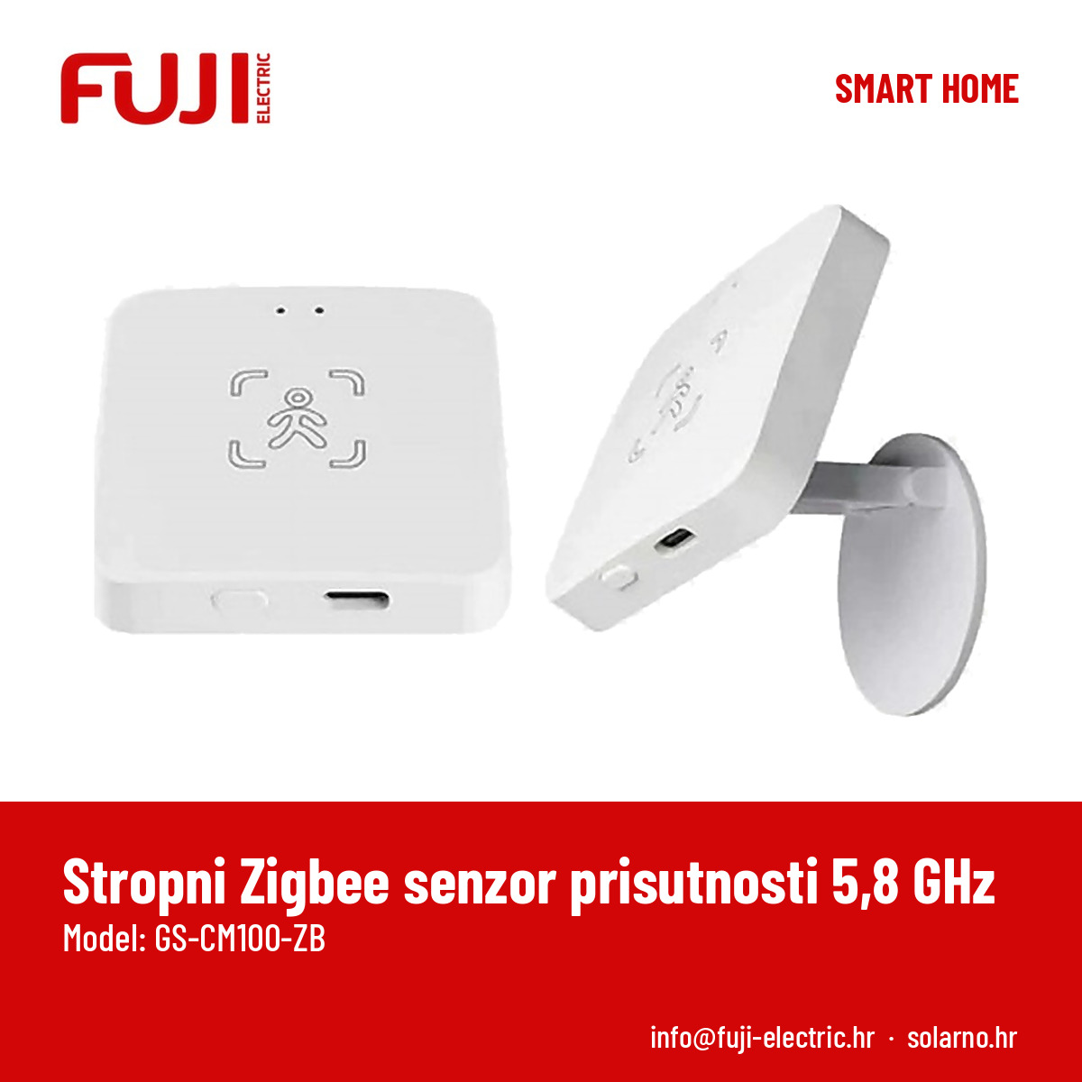 FUJI stropni Zigbee senzor prisutnosti 5,8 GHz - Image 2