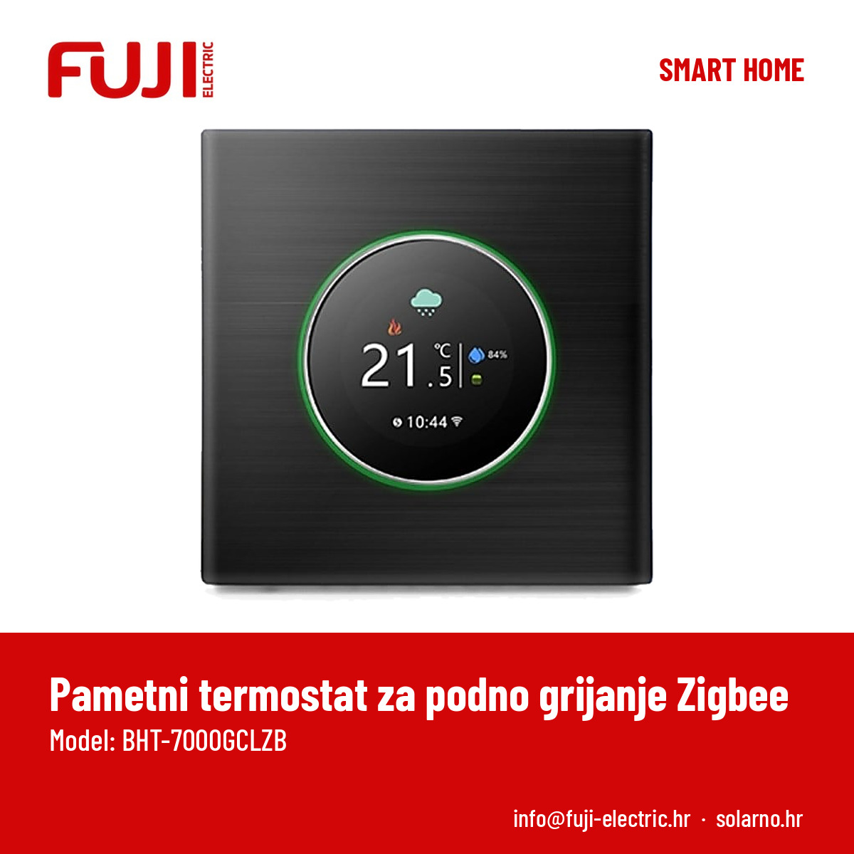 FUJI pametni termostat za centralnu klimatizaciju Zigbee - Image 2