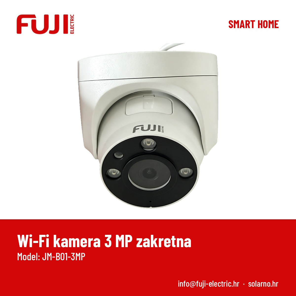FUJI Wi-Fi kamera 3 MP zakretna - Image 2