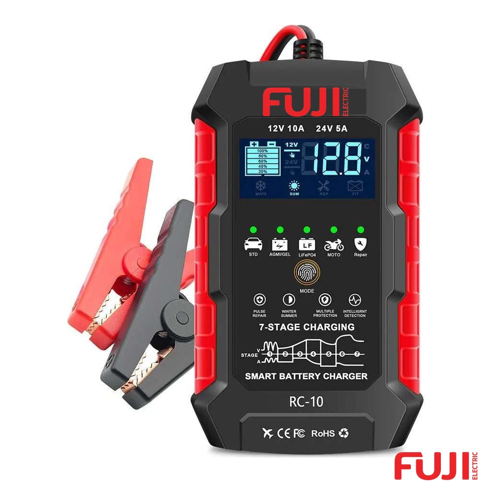 FUJI Electric RC-10 pametni punjač za akumulatore 12V-10A / 24V-5A
