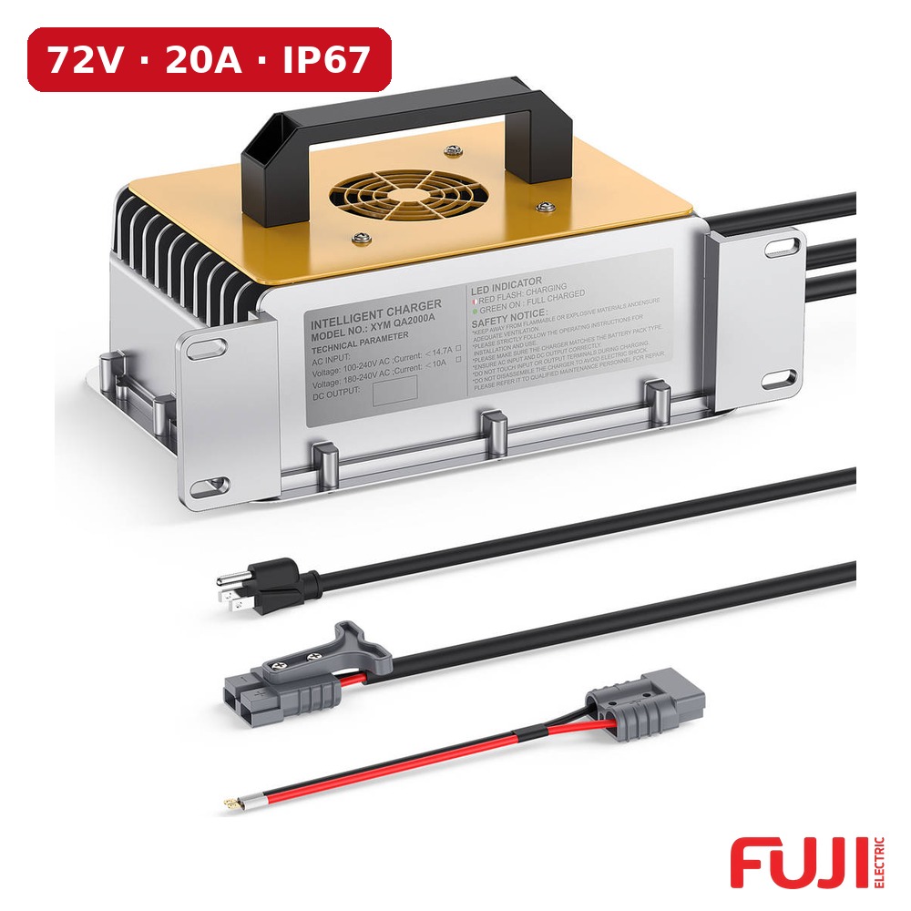 FUJI Electric vodootporni punjač za litij baterije 72V-20A